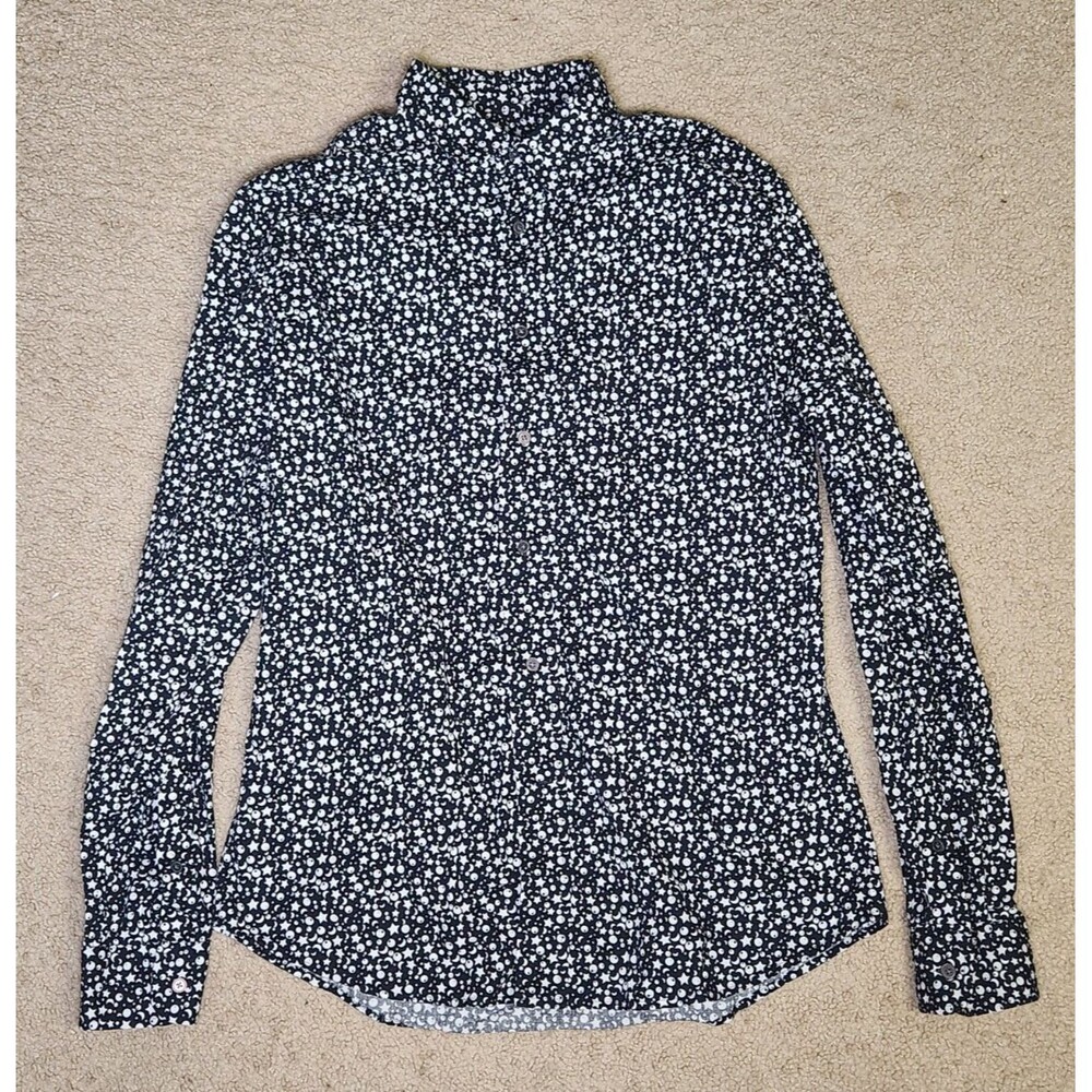 Mens Slate & Stone Long Sleeve Button Up Sun Moon Stars Cotton Shirt Size Medium